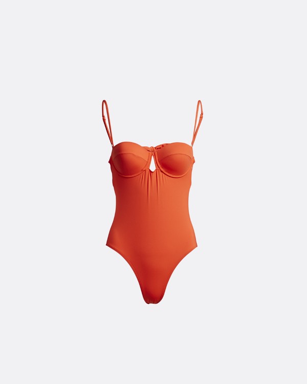 4 S.S Underwire - Ba&ntilde;ador Entero para Mujer Naranja S3SW07BIP0 Billabong