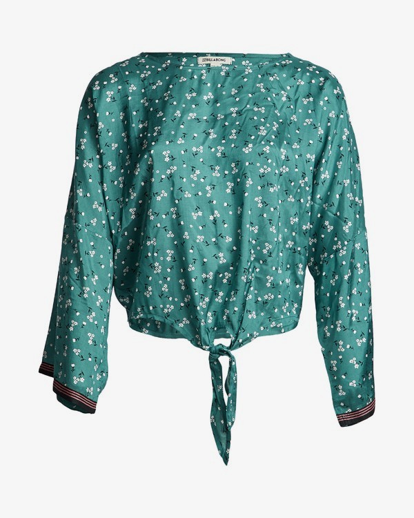 0 Back Round - Printed Blouse for Women  S3TP04BIP0 Billabong