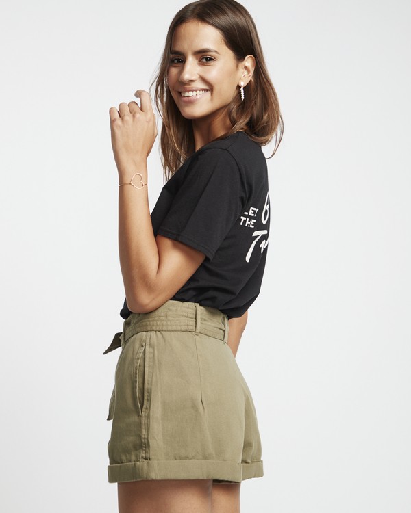 1 Day After Day - Pantalones cortos de tiro alto para Mujer  S3WK16BIP0 Billabong