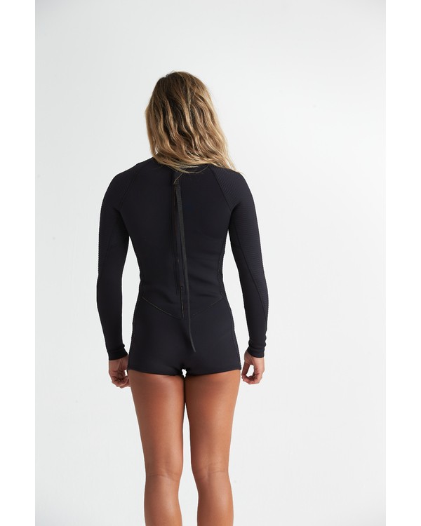 1 2mm Spring Fever - leichter Neoprenazug mit Front-Zipper für Damen Schwarz S42G50BIP0 Billabong