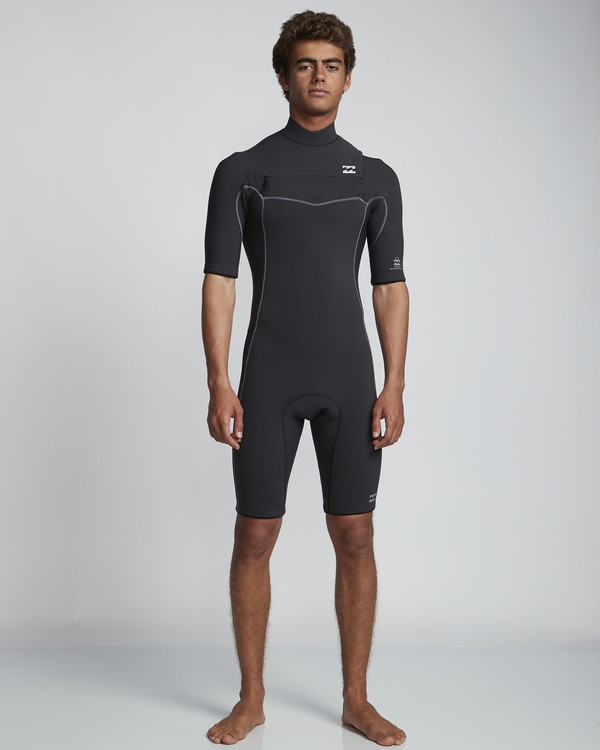 1 2/2mm Revolution Pro GBS - Traje de surf con manga corta para Hombre Negro S42M52BIP0 Billabong