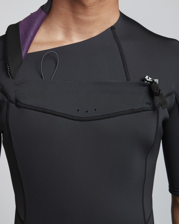 7 2/2mm Absolute FL - leichter Neoprenanzug mit Chest-Zip und kurzen Ärmeln für Herren Grün S42M70BIP0 Billabong