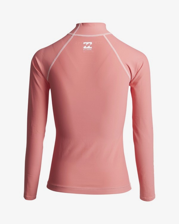 1 Logo In - Long Sleeve UPF 50 Rash Vest for Women Blau S4GY04BIP0 Billabong