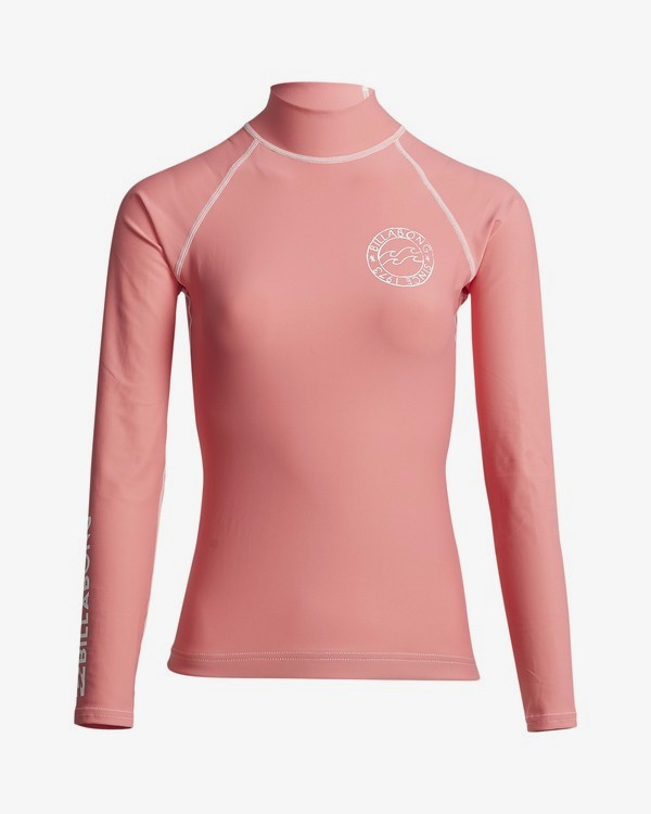 0 Logo In - Long Sleeve UPF 50 Rash Vest for Women Blau S4GY04BIP0 Billabong