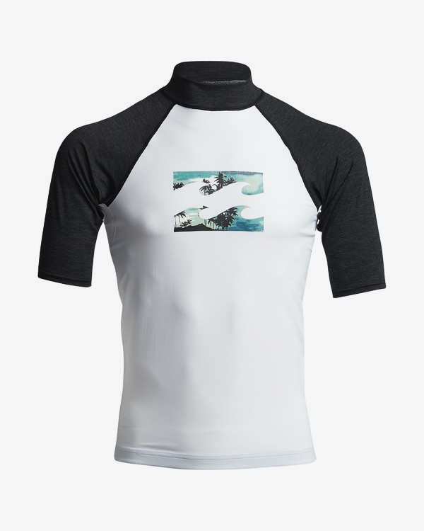 0 Team Wave - Surf Tee UPF 50 manches courtes pour Homme Blanc S4MY07BIP0 Billabong