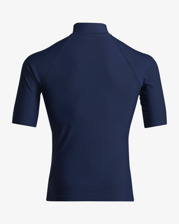 1 Team Wave - Short Sleeve UPF 50 Rash Vest for Men Blue S4MY07BIP0 Billabong
