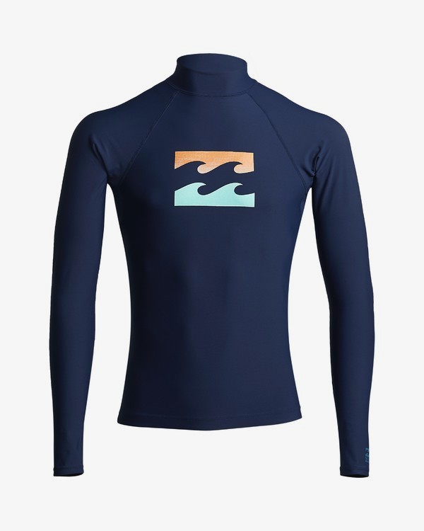 0 Team Wave - Surf Tee UPF 50 manches longues pour Homme Bleu S4MY15BIP0 Billabong
