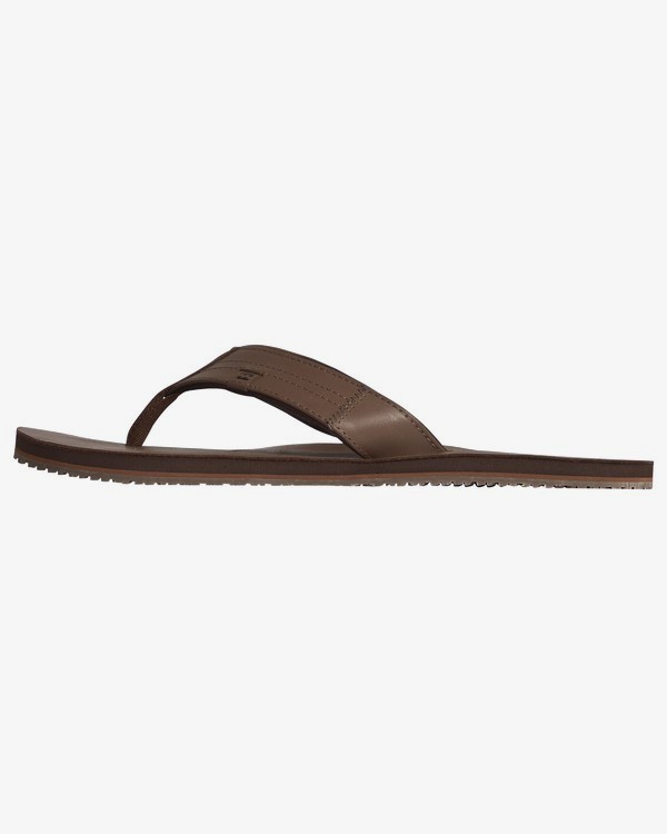 Billabong leather flip flops on sale