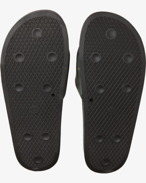 2 Poolslide Corp - Faux Leather Sandals for Men Gray S5FF22BIP0 Billabong