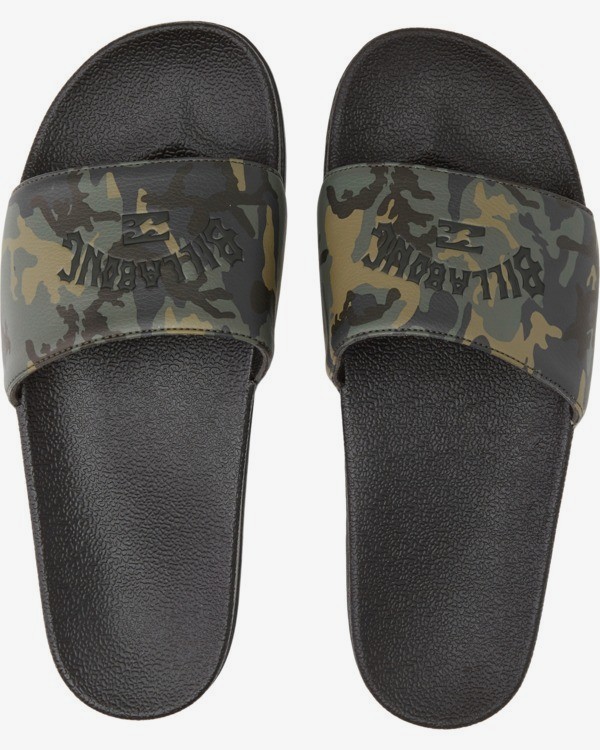 1 Poolslide Corp - Faux Leather Sandals for Men Gray S5FF22BIP0 Billabong