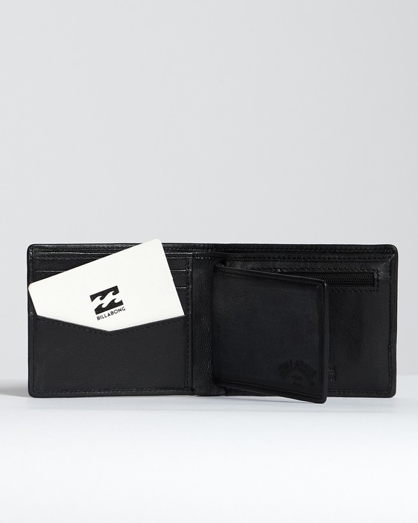 7 Arch Id Leather - Brieftasche aus Leder f&uuml;r Herren Schwarz S5LW01BIP0 Billabong