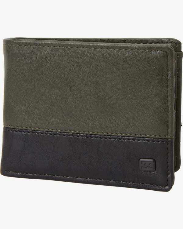 0 Dimension - Faux Leather Wallet for Men Brown S5WM07BIP0 Billabong