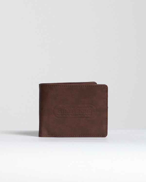 4 Walled Pu - Brieftasche f&uuml;r Herren Braun S5WM08BIP0 Billabong