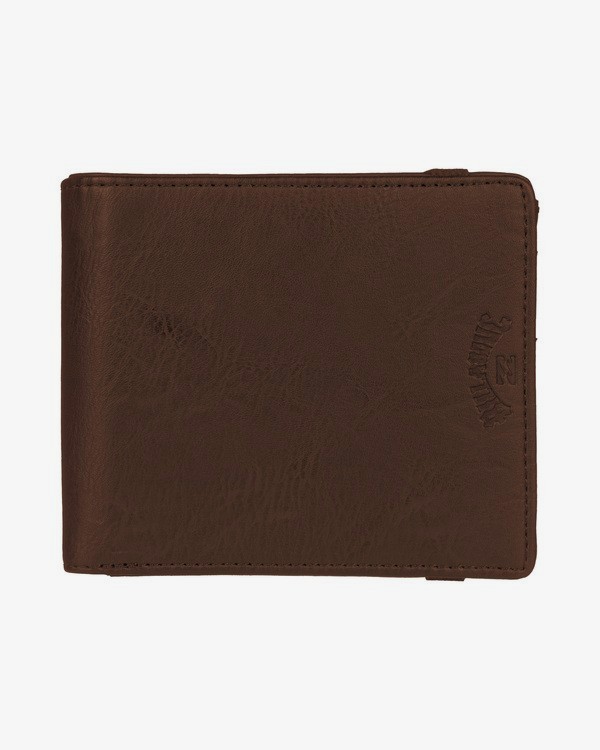 0 Locked Slim - Wallet for Men Brown S5WM10BIP0 Billabong