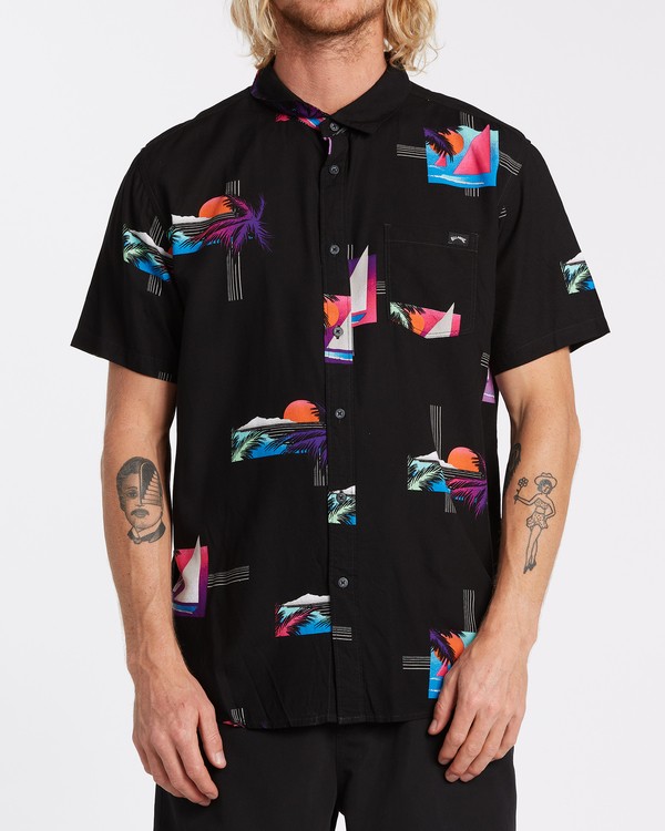 0 Sundays Floral - Short Sleeve Shirt for Men  T1SH03BIS0 Billabong