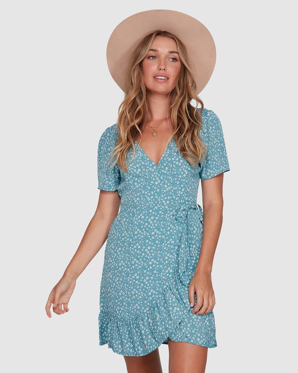 Billabong best dressed wrap dress best sale