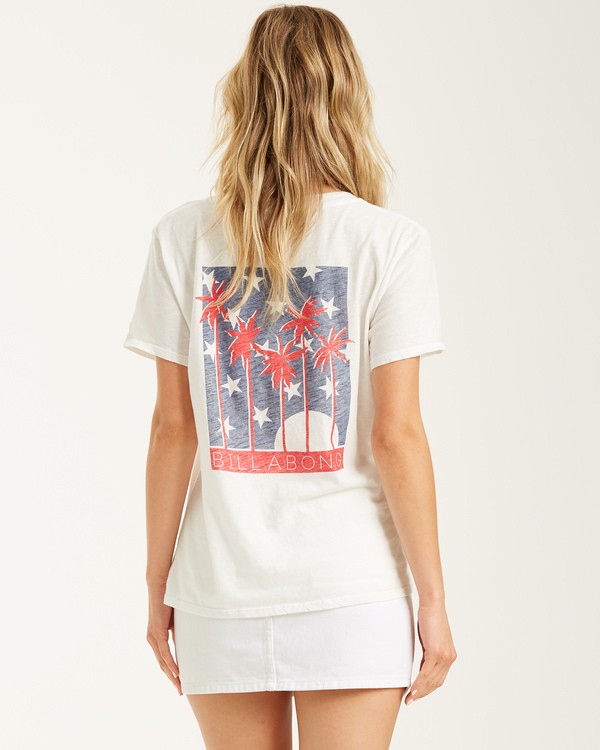 1 Stars and Palms - T-Shirt für Frauen  T3SS05BIS0 Billabong