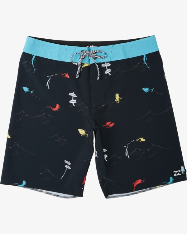 0 Dr Seuss One Fish Two Fish Pro - Board Shorts for Men  U1BS11BIF0 Billabong
