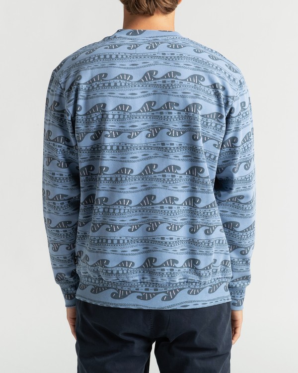 3 Wave Wash Halfrack - Sudadera para Hombre Azul U1FL08BIF0 Billabong