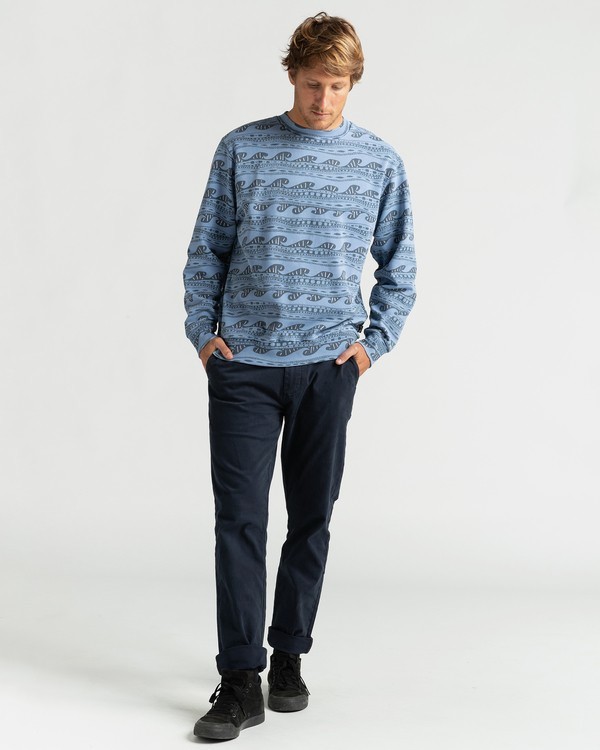 2 Wave Wash Halfrack - Sudadera para Hombre Azul U1FL08BIF0 Billabong
