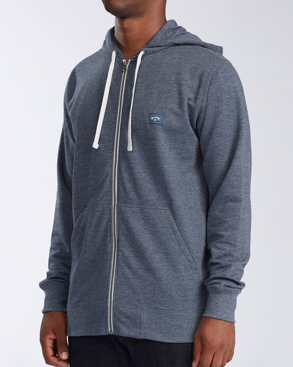 2 All Day Zip - Sweatshirt com capuz para Homem Azul U1FL20BIF0 Billabong