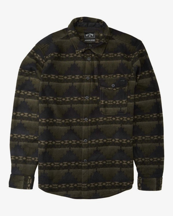 0 Adventure Division Collection Furnace Flannel - Polar para Hombre Verde U1FL31BIF0 Billabong