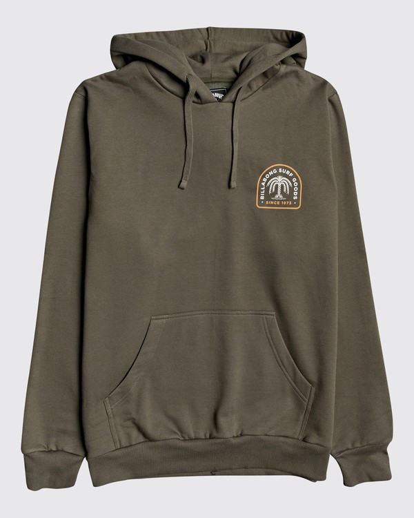 0 Palmas - Felpa con cappuccio da Uomo Brown U1HO03BIF0 Billabong