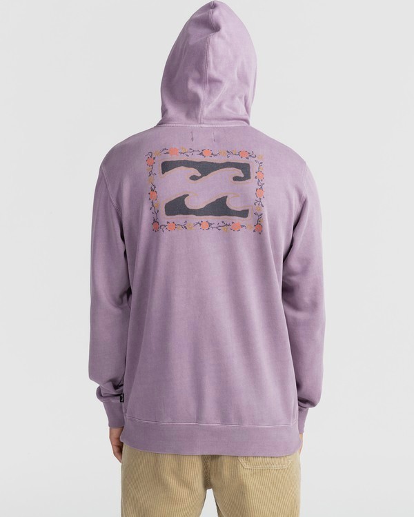 4 Crayon Wave - Hoodie for Men Purple U1HO15BIF0 Billabong