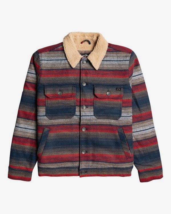 0 Barlow Sherpa - Sherpa-Jacke für Männer Blau U1JK47BIF0 Billabong