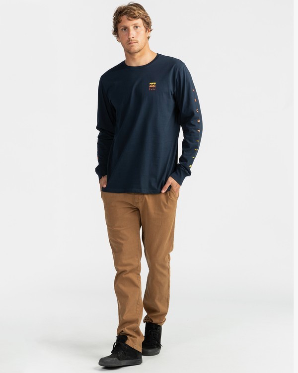 3 Unity - Long Sleeve T-Shirt for Men Blue U1LS15BIF0 Billabong