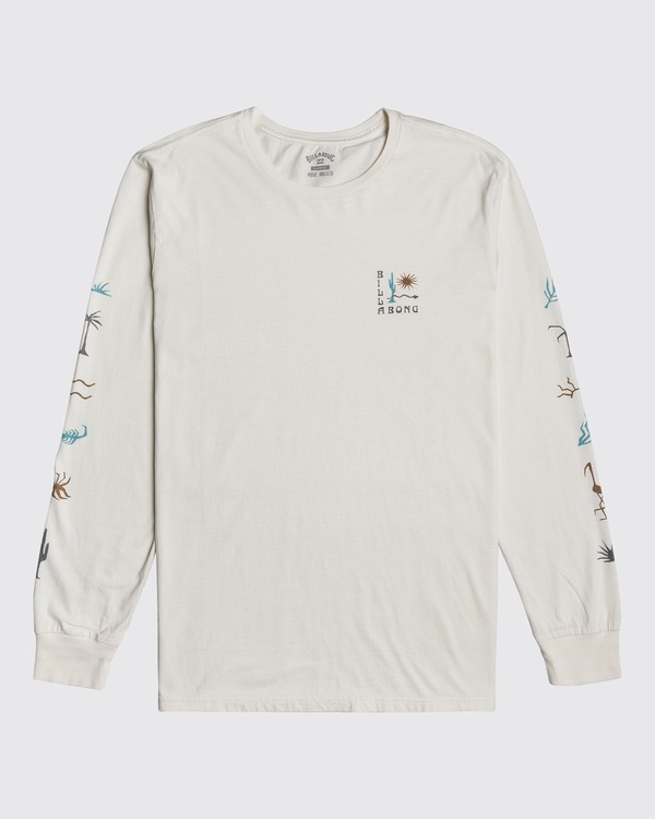 5 Hot Springs - Long Sleeve T-Shirt for Men White U1LS25BIF0 Billabong