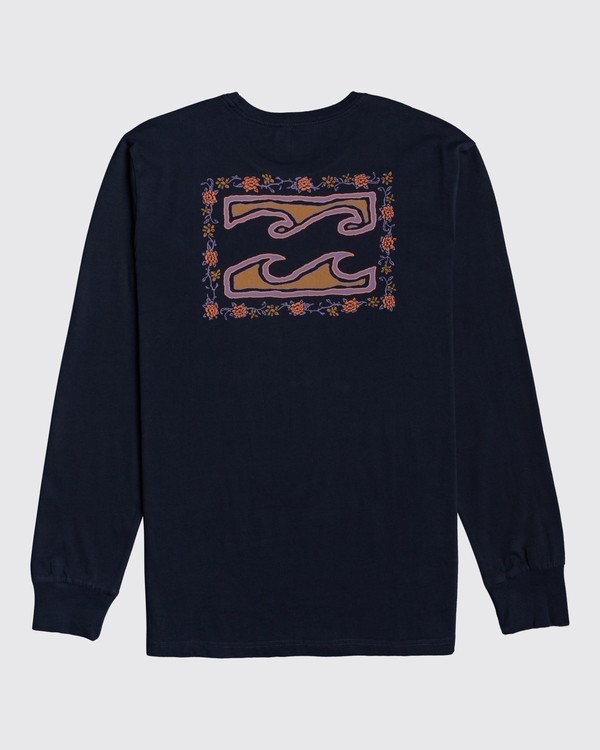 5 Crayon Wave - T-shirt manches longues pour Homme Bleu U1LS26BIF0 Billabong