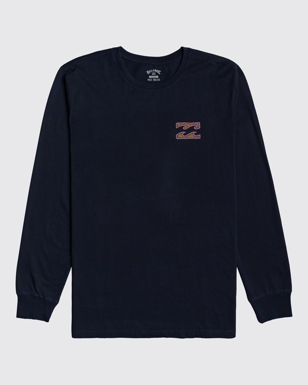 4 Crayon Wave - T-shirt manches longues pour Homme Bleu U1LS26BIF0 Billabong