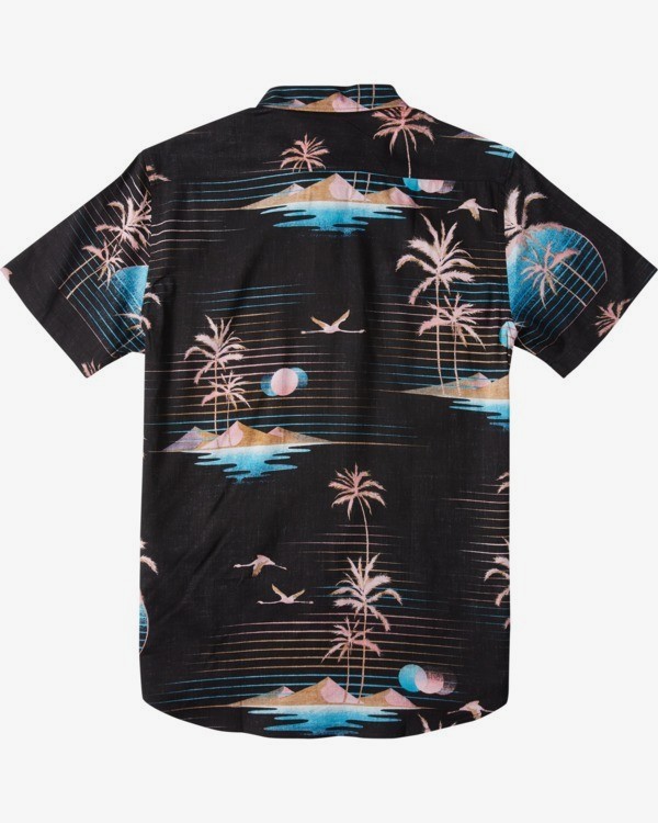 7 Sundays Floral - Short Sleeve Shirt for Men Black U1SH05BIF0 Billabong
