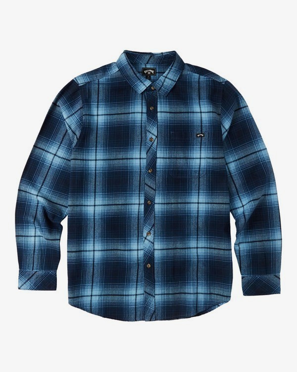 5 Coastline - Camisa de manga larga para Hombre Azul U1SH12BIF0 Billabong