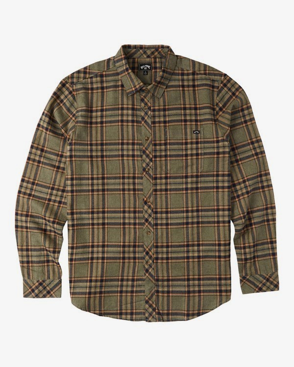 4 Coastline - Long Sleeve Shirt for Men Brown U1SH12BIF0 Billabong