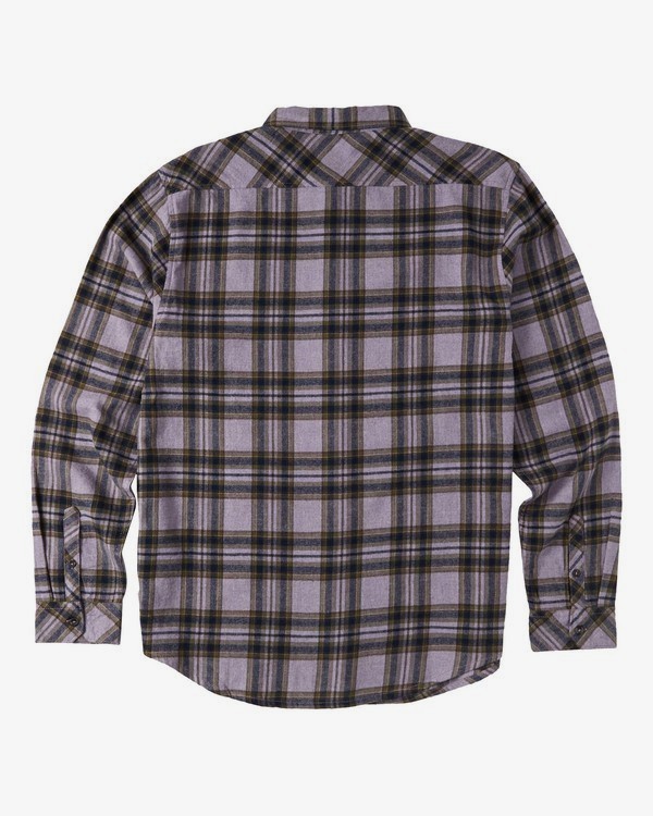 5 Coastline - Camisa de manga larga para Hombre Violeta U1SH12BIF0 Billabong