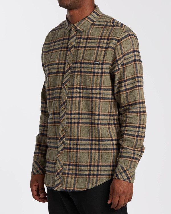 2 Coastline - Long Sleeve Shirt for Men Brown U1SH12BIF0 Billabong