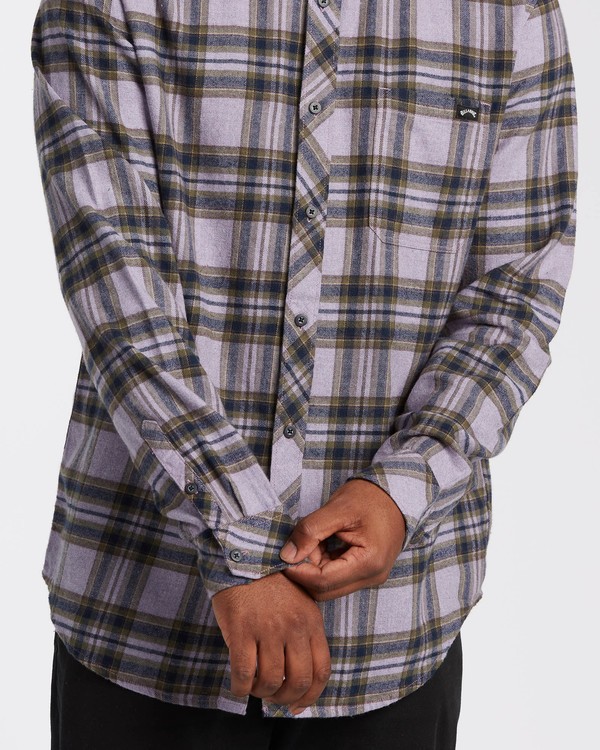 3 Coastline - Camisa de manga larga para Hombre Violeta U1SH12BIF0 Billabong
