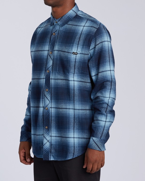 2 Coastline - Camisa de manga larga para Hombre Azul U1SH12BIF0 Billabong