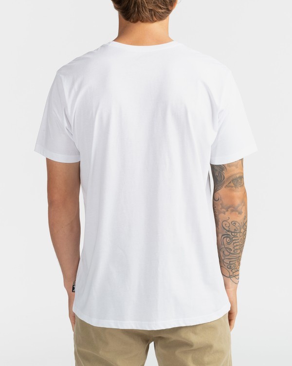 3 Team Wave - Camiseta para Hombre Blanco U1SS51BIF0 Billabong