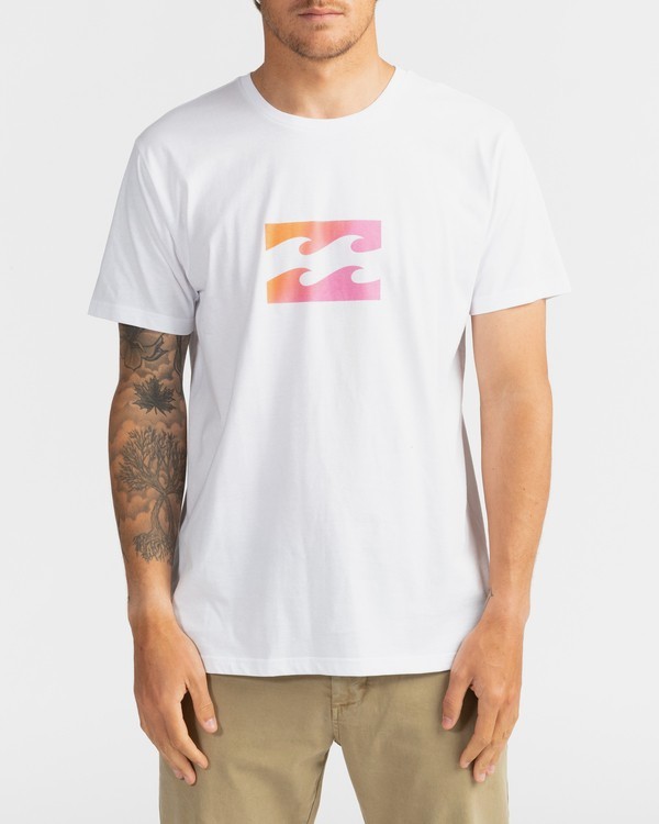 0 Team Wave - Camiseta para Hombre Blanco U1SS51BIF0 Billabong