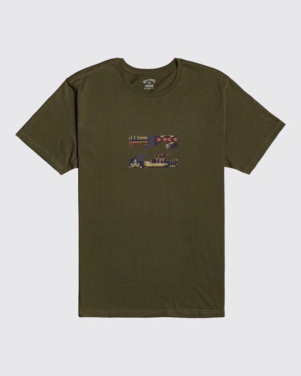 0 Team Wave - T-shirt pour Homme Marron U1SS52BIF0 Billabong