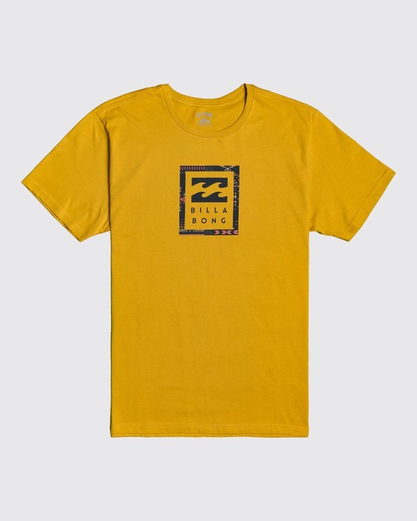 0 Unity Stacked - Camiseta para Hombre Beige U1SS56BIF0 Billabong