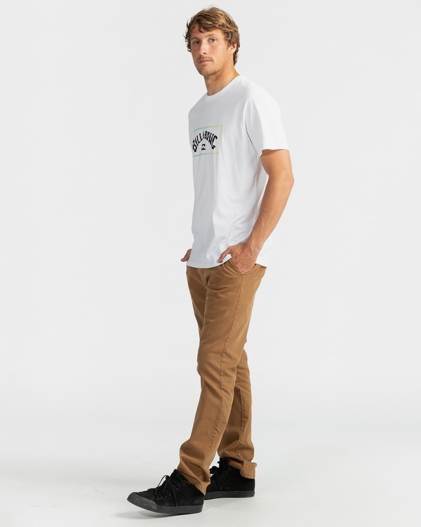 3 Arch - Camiseta para Hombre Blanco U1SS57BIF0 Billabong