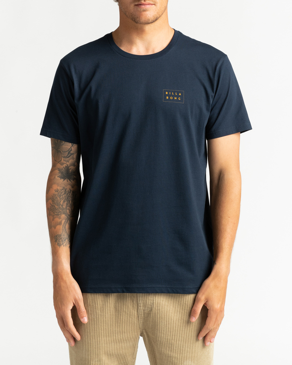 0 Die Cut Theme - T-Shirt for Men Blue U1SS67BIF0 Billabong