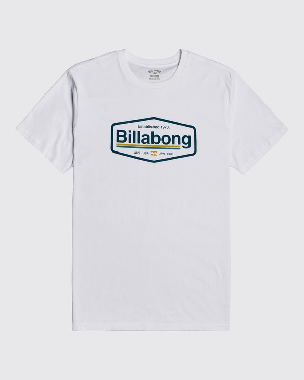 4 Montana - Camiseta para Hombre Blanco U1SS69BIF0 Billabong