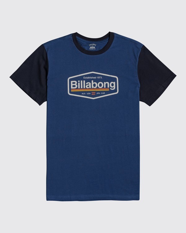 4 Montana - T-Shirt for Men Blue U1SS69BIF0 Billabong