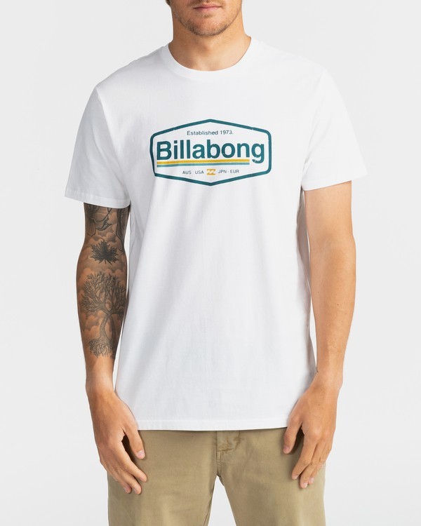 0 Montana - Camiseta para Hombre Blanco U1SS69BIF0 Billabong