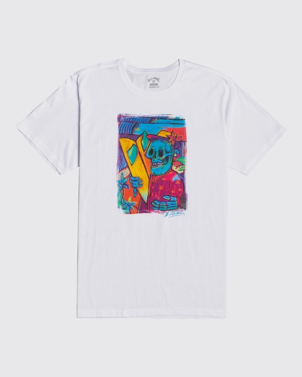4 Cubes - Camiseta para Hombre Blanco U1SS72BIF0 Billabong
